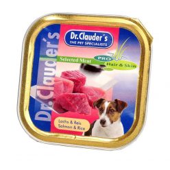   Dr.Clauders Dog Selected Meat Lazacos és rizses alutálka 100g