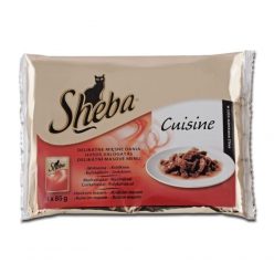 Sheba Alutasak 4 Pack Cuisine Húsos Multipack