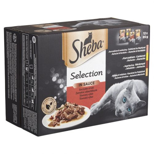 Sheba alutasak 12 pack húsos 12*85gr Multipack