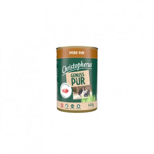 Christopherus Dog konzerv pure ló 400g