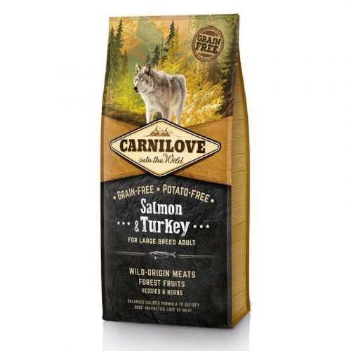 Carnilove Adult Large Salmon & Turkey- Lazac és Pulyka Hússal 12kg