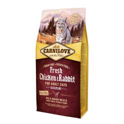   Carnilove Fresh Adult Cat Chicken & Rabbit Gourmand- Csirke és Nyúl Hússal 6kg