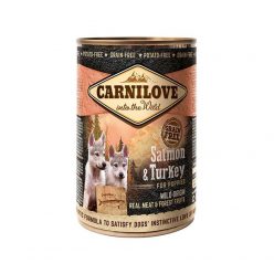   Carnilove Puppy Salmon & Turkey Can- Lazac és Pulyka Hússal Konzerv 400g