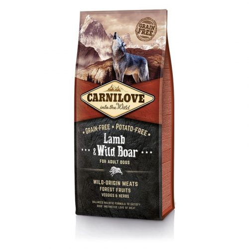 Carnilove Adult Lamb & Wild Boar-Bárány és Vaddisznó Hússal 12kg