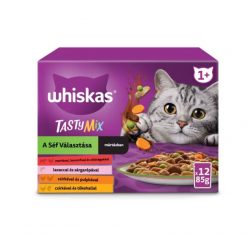   Whiskas alutasak 12-pack Tasty Mix Chef's choice mártásban 12x85g Multipack