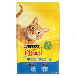 Friskies Száraz Macska Lazac+Zöldség 10kg