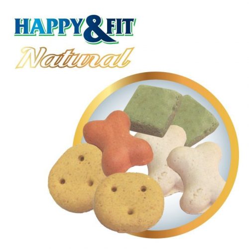 Happy&Fit Natural Szivárvány Kedvenc Keksz jutalomfalat 10 kg