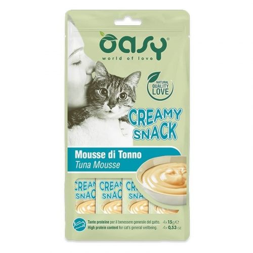 Oasy Cat Creamy Snack Tuna 4x15g