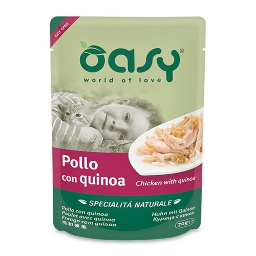 Oasy Cat Alutasak Natural Chicken & Quinoa 70g