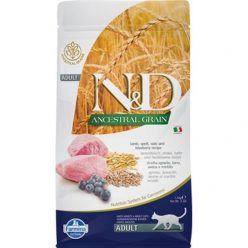   N&D Cat Ancestral Grain bárány, tönköly, zab & áfonya adult 1,5kg