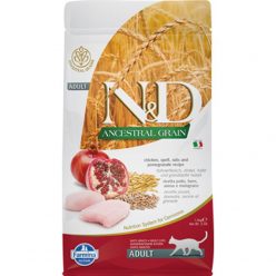   N&D Cat Ancestral Grain csirke, tönköly, zab & gránátalma adult 1,5kg