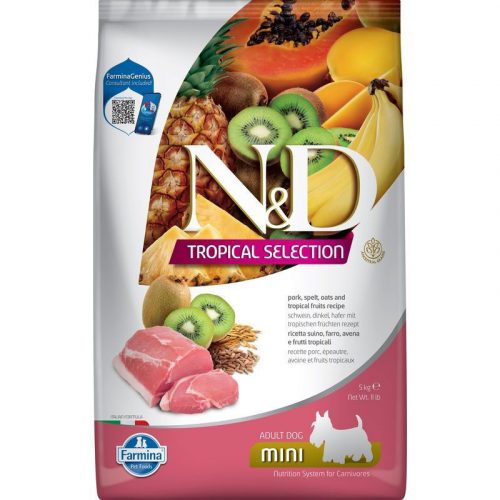 N&D Tropical Selection Dog Pork Adult Mini 5kg