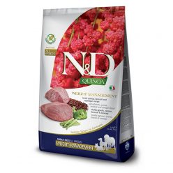   N&D Quinoa Dog Weight Management Adult Medium/Large bárány 7kg