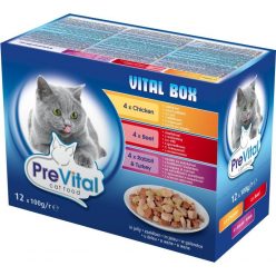   Prevital Alutasak Macska Zselés 12x100gr Vegyes Íz Multipack