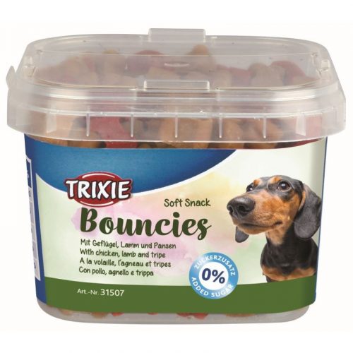 Trixie Jutalomfalat Soft Snack Bouncies Vödrös 140gr