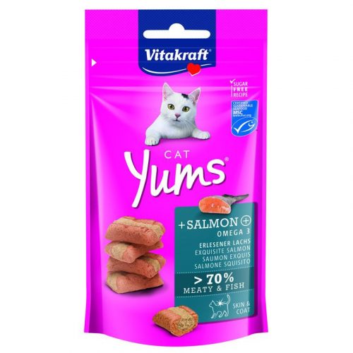 Vitakraft Cat Yums Jutalomfalat Puha Lazac 40g