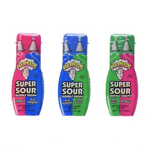 Warheads Super Sour Double Drops savanyú folyékony cukorka 30ml