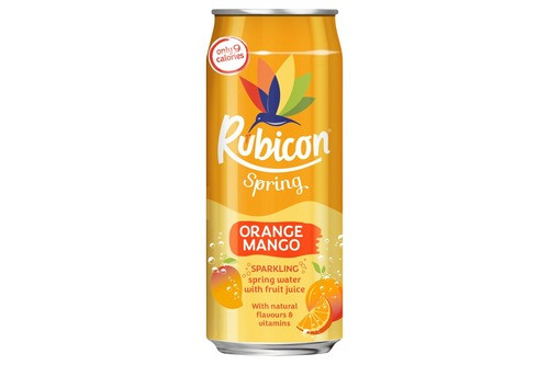 Rubicon Spring Orange-Mango ízű szénsavas üdítő 330ml