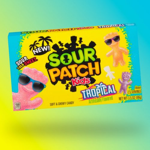 Sour Patch Kids savanyú trópusi ízű gumicukor 99g Szavatossági idő: 2025-01-19