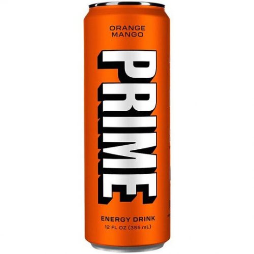 Prime Energy Orange Mango narancs és mangó ízű zero energiaital 355ml