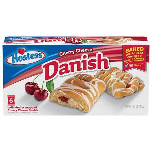 Hostess Danish Cherry Cheese cseresznyével és sajttal töltött sütemény 468g Szavatossági idő: 2025-01-31