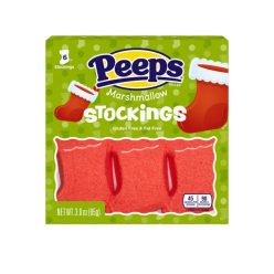   Peeps Marshmallow Stockings karácsonyi zokni formájú mályvacukor 85g