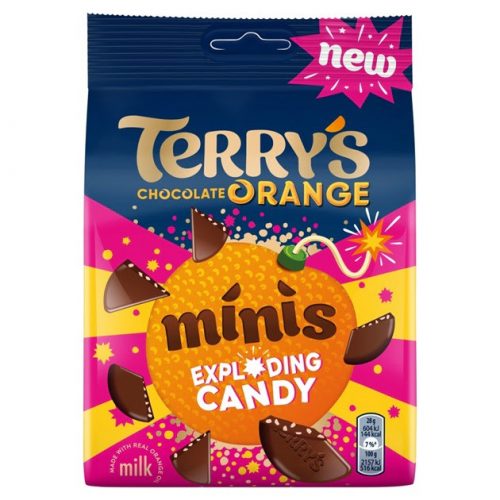 Terrys Chocolate Orange Minis Exploding Candy narancsos csoki robbanócukorral 105g