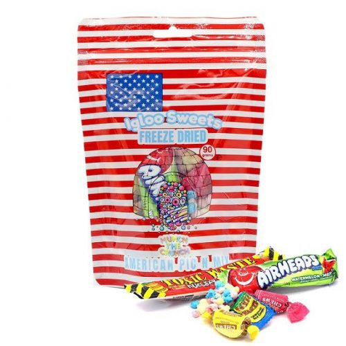 Igloo American Pic n Mix Freeze Dried Sweets fagyasztva szárított cukorka válogatás 90g