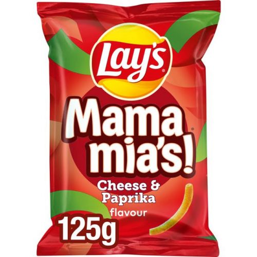 Lays Mamma Mias sajt és paprika ízesítésű burgonyachips 125g