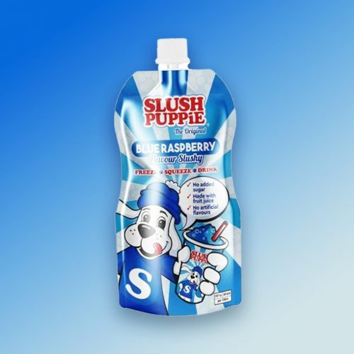 SLUSH PUPPIE BLUE RASPBERRY SLUSHY KéK MáLNA íZű JéGKáSA 250ML