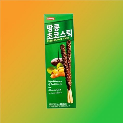 Sun Young Choco Sticks Mogyorós Csokis óriás Ropi 54g