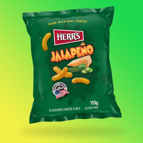 Herrs Jalapeno and Cheddar sajtos chips 113g