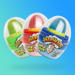   Warheads Twist and Shake Eggo mártogatós nyalóka savanyú porral 18g