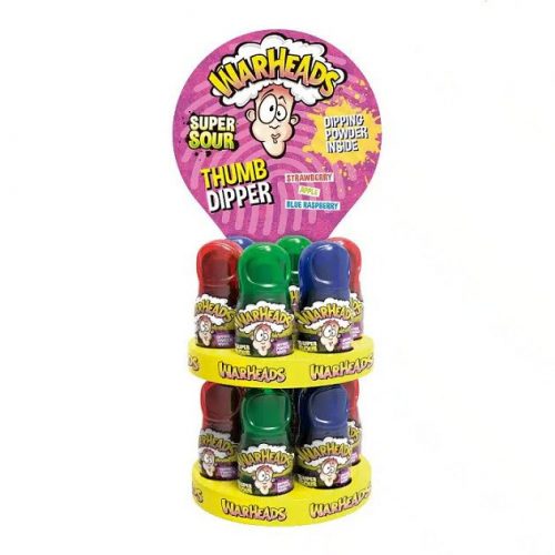 Warheads mártogatós nyalóka savanyú porral 42g