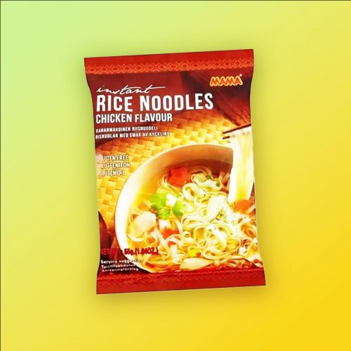 MAMA Instant Rice Noodles csirke ízű gluténmentes instant rizstészta 55g