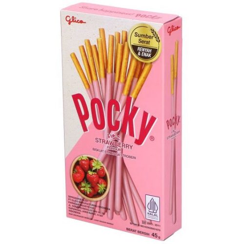 Glico Pocky eper ízű ropi 45g