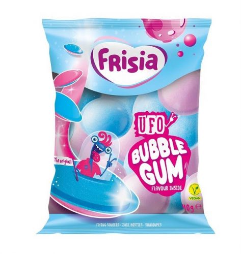 Frisia UFO Bubble Gum rágógumi ízű ostya 40g