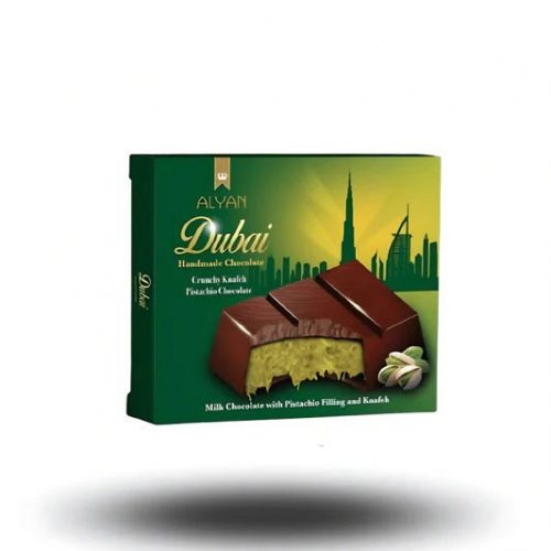 Alyan Dubai Pistachio Chocolate pisztáciás csoki 100g