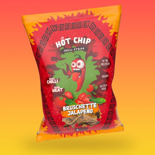 Hot Chip Bruschette Jalapeno ízű csípős snack 80g