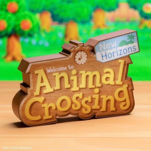 Animal Crossing logo hangulatvilágítás