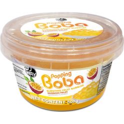   JWAY Popping Boba Bursting Fruit Bubbles Passion Fruit ízű Boba gyöngy 500g