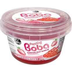   JWAY Popping Boba Bursting Fruit Bubbles Strawberry eper ízű Boba gyöngy 500g