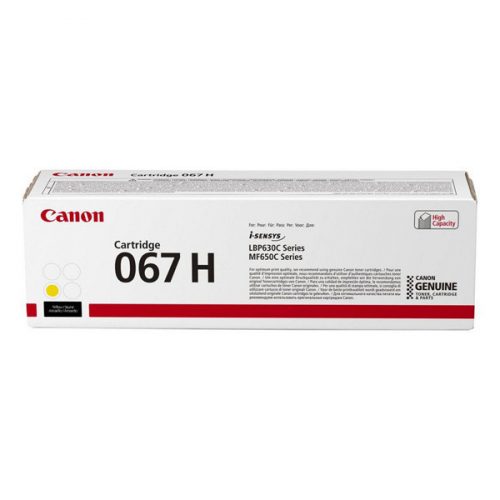 Canon CRG067H Toner Yellow 2.350 oldal kapacitás