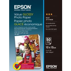 Epson fényes fotópapír (10x15, 50 lap, 183g)