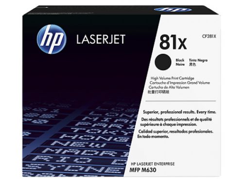 HP CF281X Toner Black 25.000 oldal kapacitás No.81X