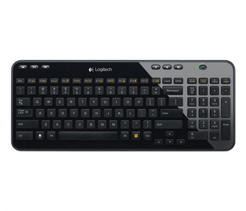 Logitech K360 wireless billentyűzet Black US