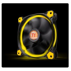   Thermaltake CL-F039-PL14YL-A Riing 14cm Cooler Black/Yellow LED