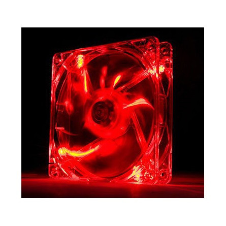 Thermaltake CL-F019-PL12RE-A Pure 12cm Cooler Clear/Red LED