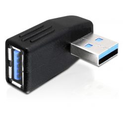 DeLock Adapter USB 3.0 male-female angled 270° horizontal