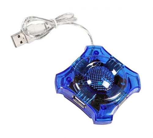 Esperanza 4-portos USB2.0 HUB Blue